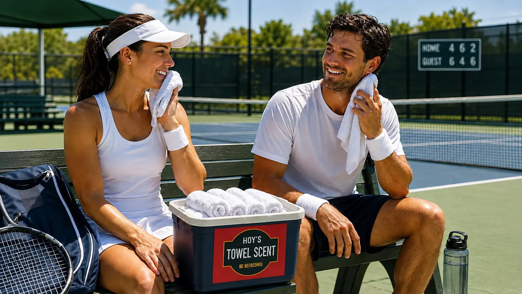 tennis towel scent